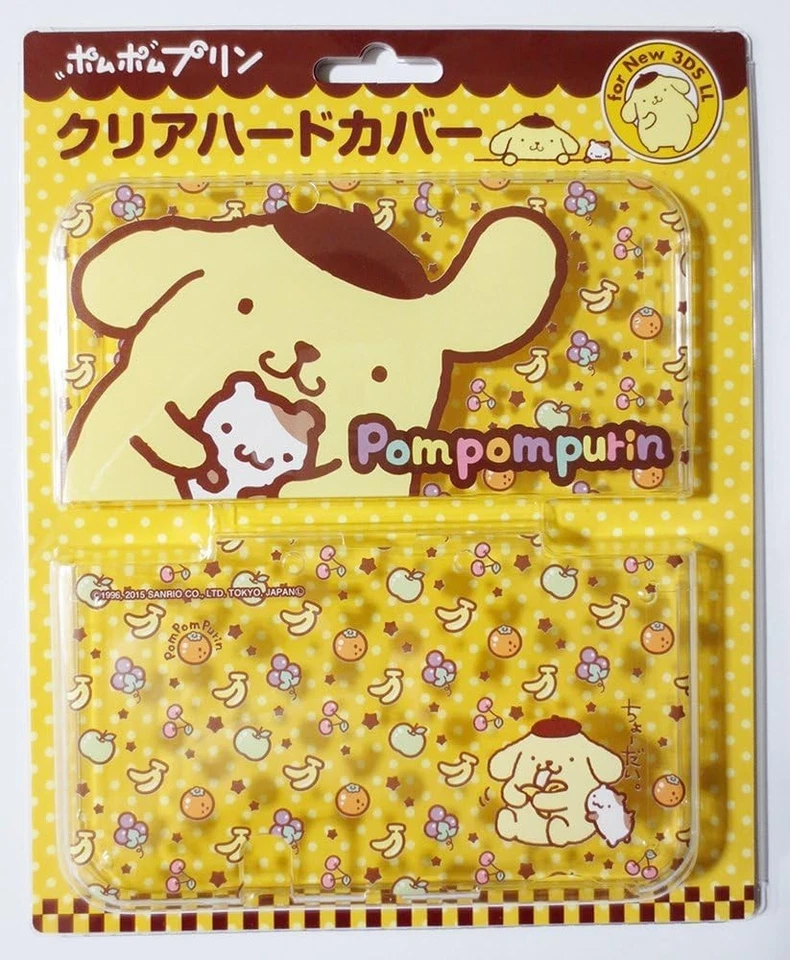Elegant PomPomPurin Fruits Clear Hard Cover for New3DSLL - Sanrio Approved - Image 2 of 4