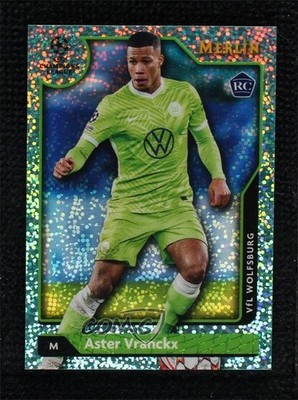 2021-22 Topps Aqua Speckle Refractor 169/199 Aster Vranckx #123 Rookie RC 14jr