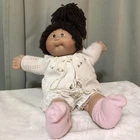 Vintage 1985 Cabbage Patch Doll Brow Hair Brown Eyes One Tooth
