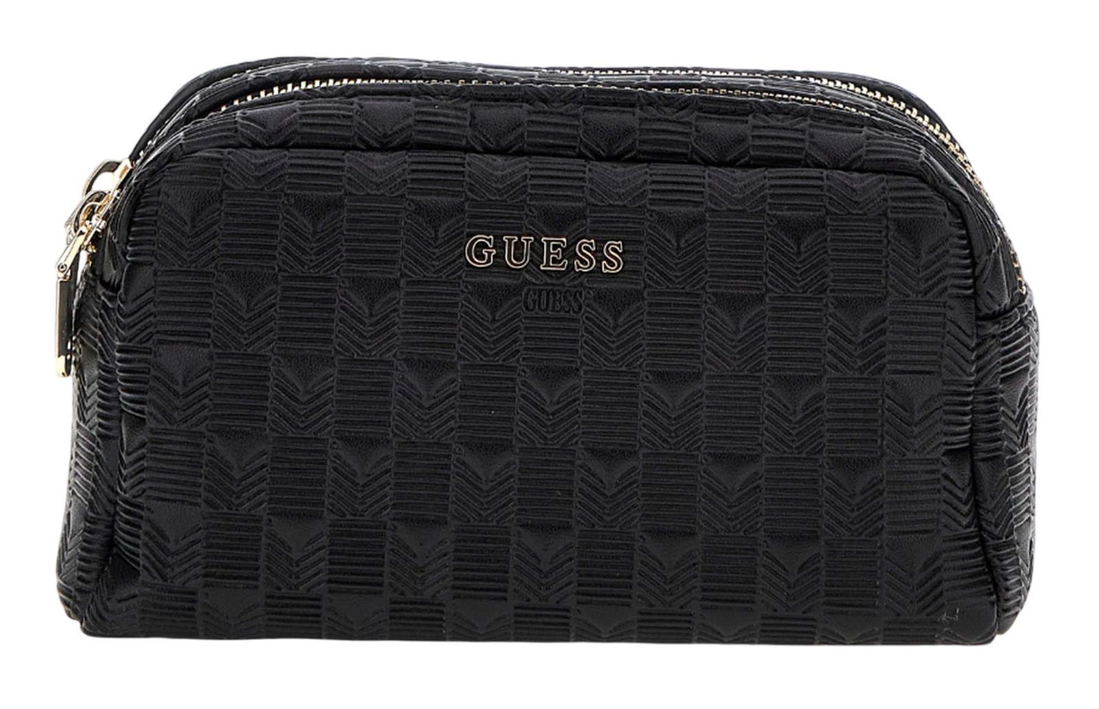 GUESS utility bag Double Zip Black