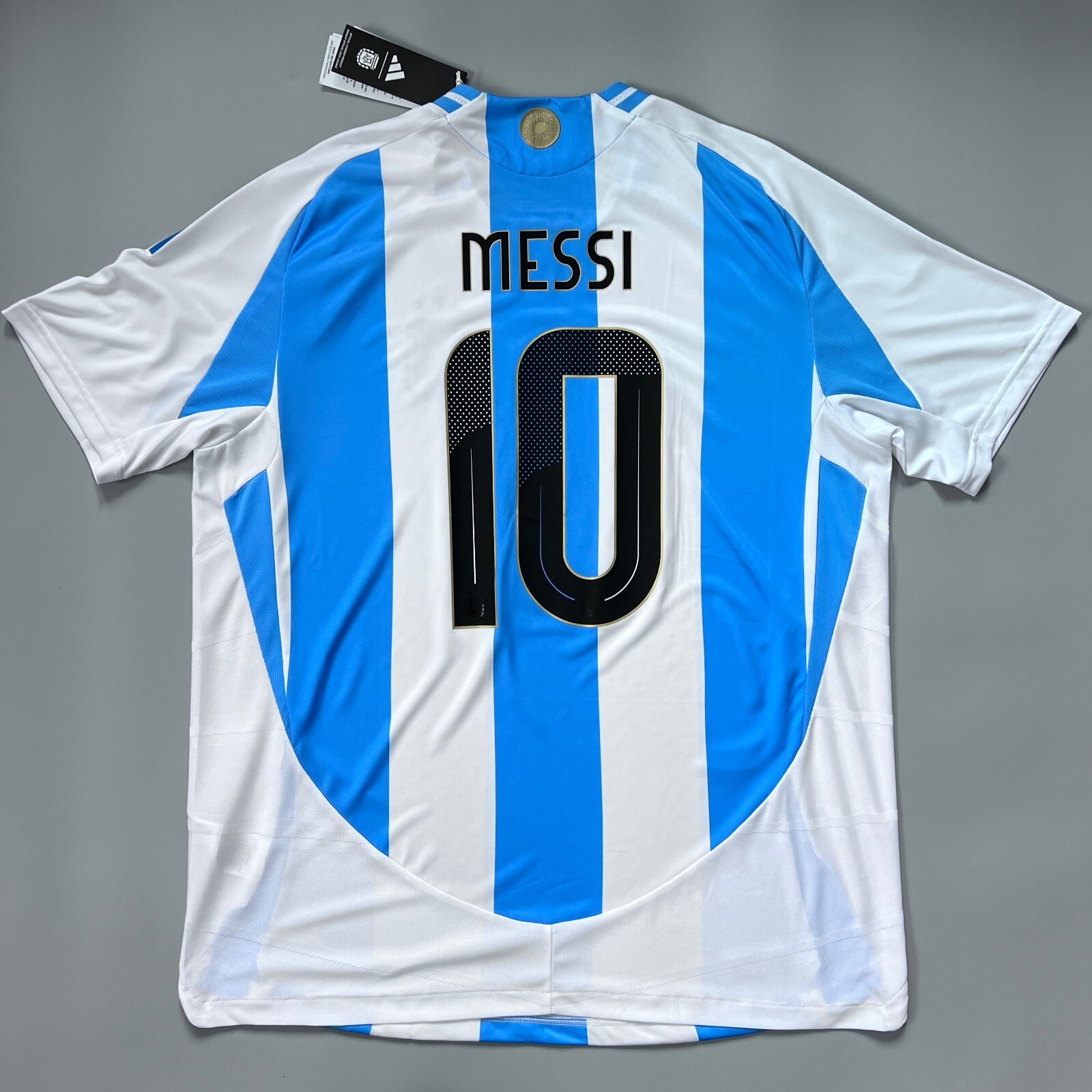 Messi Argentina Jersey 24 Home Authentic Soccer Shirt IP8388 Adidas Mens Size XL