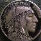 Buffalo Nickel Coins hand carved original by J&M Tarantula nickel as Tiberius