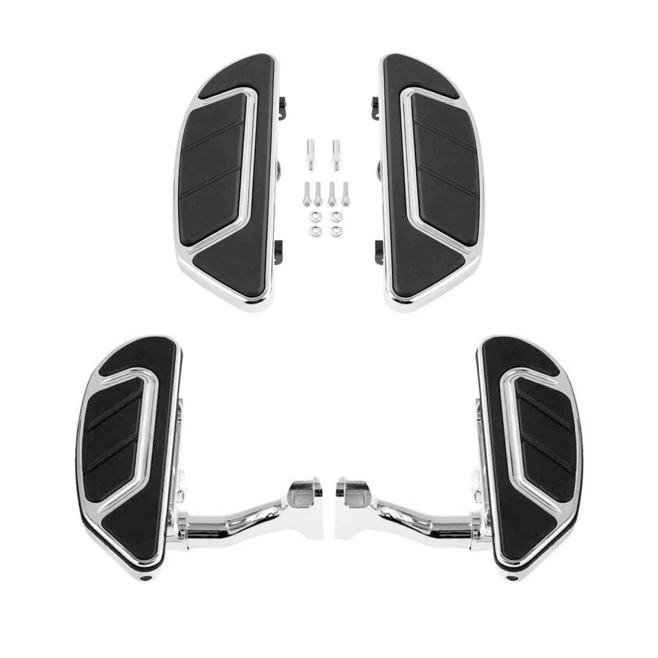 Tablero de piso y estriberas de carretera para conductor pasajero aptas para Harley Electra Glide 93-Up Foto 3 de 4