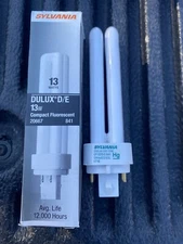(YC24) Lot of (20) Sylvania Dulux D/E 13W Fluorescent Bulb 20667