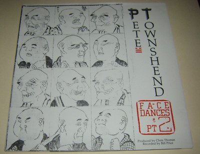 Pete Townshend Face Dances Pt 2 b/w Man Watching UK 7'' The Who