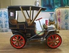 Vintage Modern Toys Japan Tin Litho Metal Model T A Car Lever Action Works 
