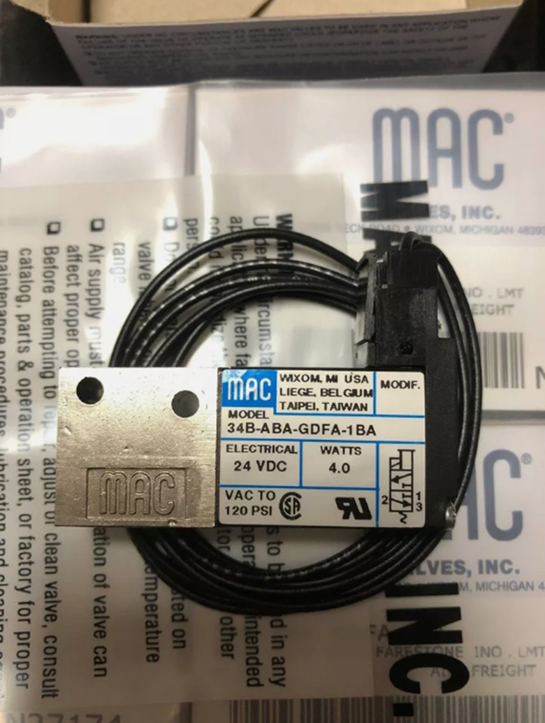 MAC 34B-ABA-GDFA-1BA solenoid valve