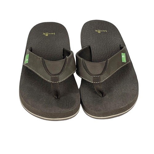 Sanuk Kids Flip Flops Sandals Brown Sz. 4-5 | eBay