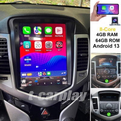 Car Mirror Link Apple Carplay Radio GPS For 011-2015 Chevy Cruze Stereo 64GB RDS