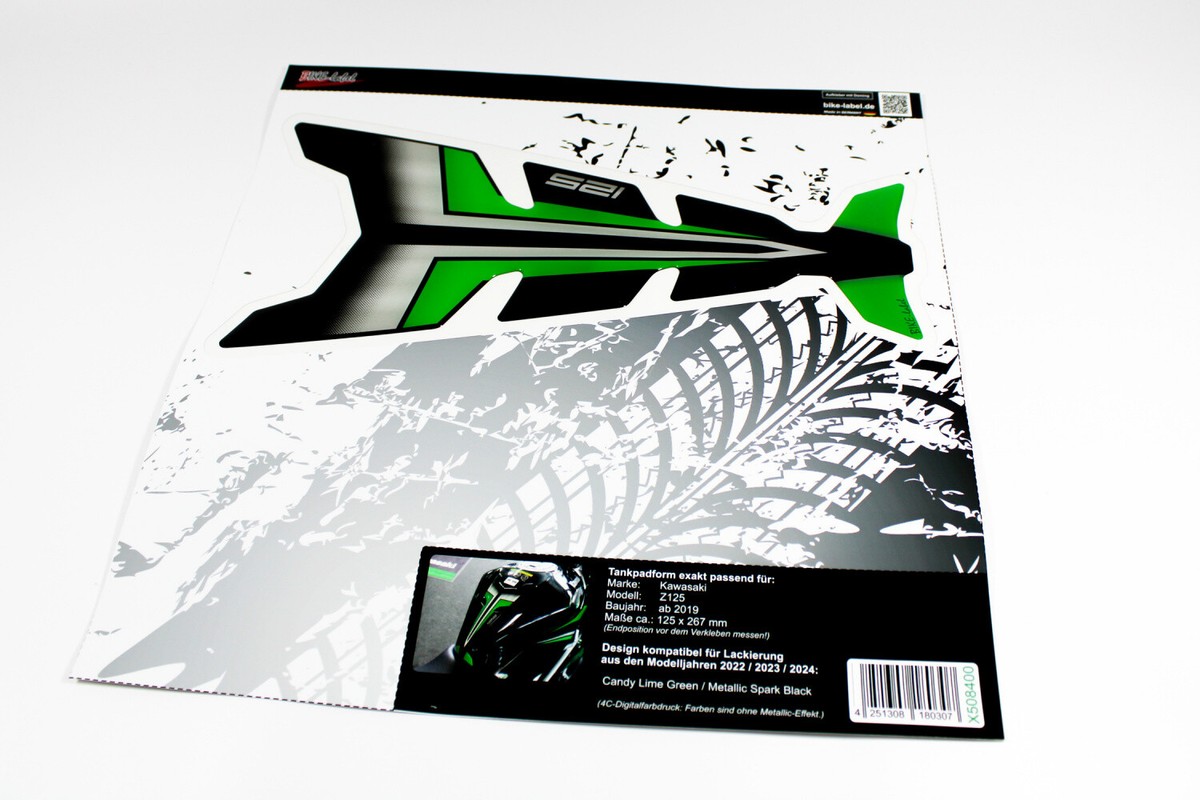 ℕ Tank Protector Motorcycle Tank Pad Side Tank Pad Set Green