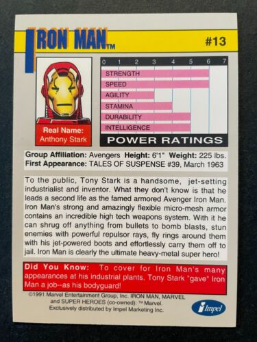 FINISH YOUR SET 1991 Impel Marvel Universe Series 2 II Pick the Card - Picture 26 of 322