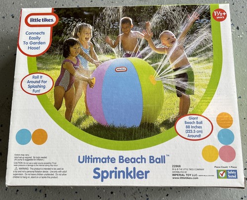 Little Tikes Ultimate Giant 88" Beach Ball Sprinkler NEW - Picture 2 of 4