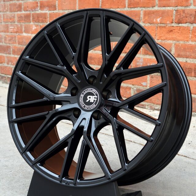 22'' Roadforce RF13 fit Mercedes S550 Bentley S63 Gloss Black Tires GLC X5 750LI