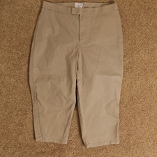 Calvin Klein Pants Women's 8 Beige Khaki Pedal Pusher Clam Digger 