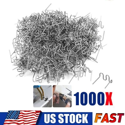 1000/2000x Hot Staples Plastic Welding Wave Stapler For Car Bumper Repair 0.8mm