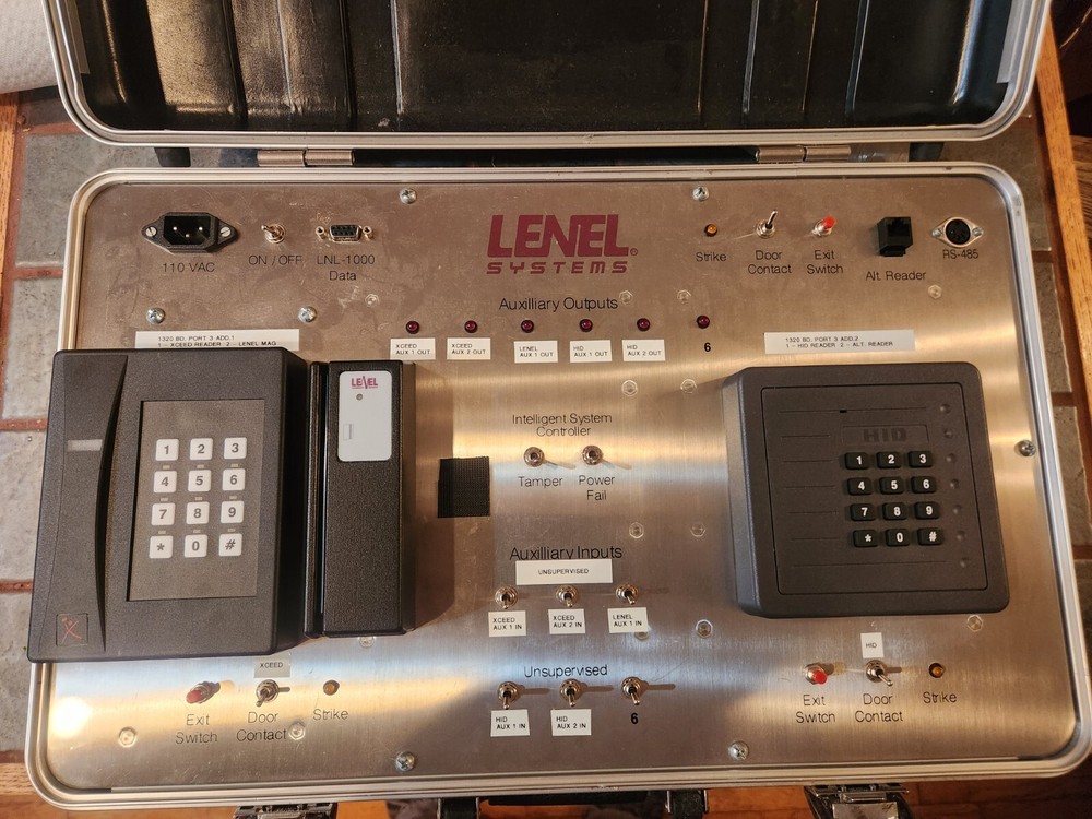 Lenel Access Demo Case Card Access Readers