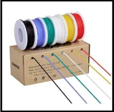 18awg Electronic Wire Kit,Flexible Silicone Wire 6 Color 18 Gauge Hook Up