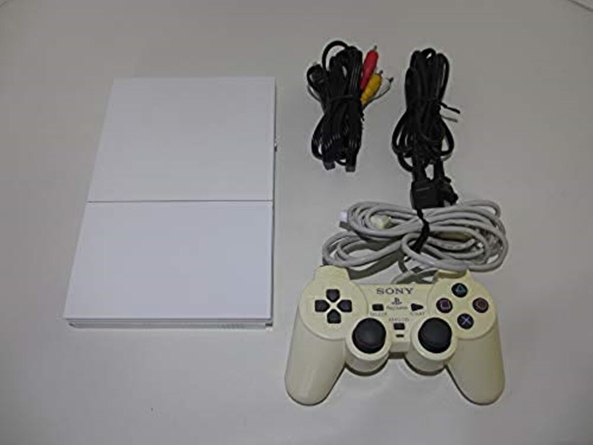 PS2 Playstation 2 Ceramic White Console System SCPH-90000CW