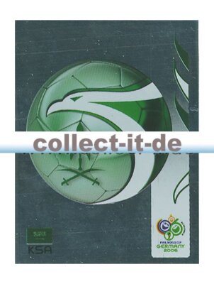 Panini WM 2006 Einzelsticker - 587 - Saudi-Arabien - Glitter - Wappen