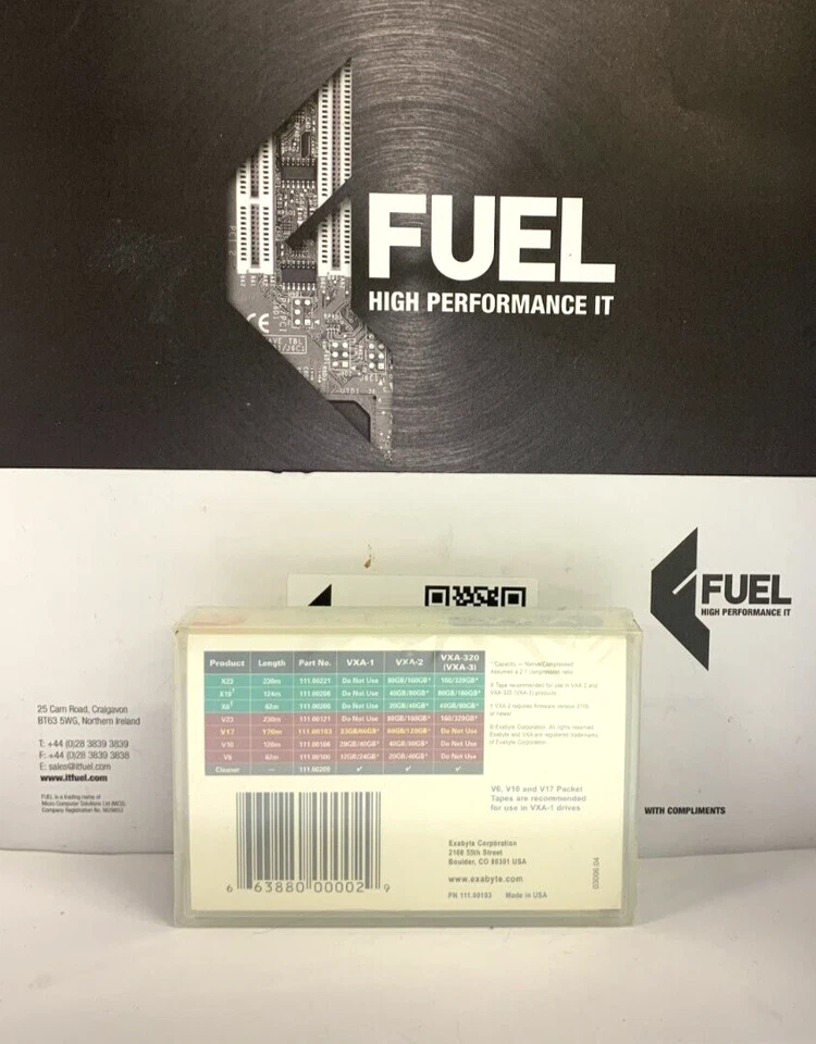 EXABYTE   VXA  V17   Tape Data Cartridge   33/66GB - Image 3 of 3