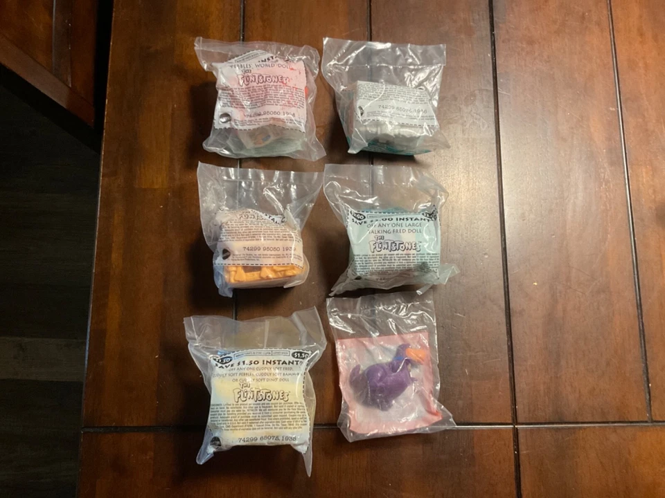 McDonalds 1994 Los Picapiedra Juego Completo con U-3 Foto 2 de 2