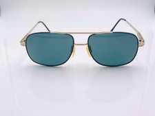 Vintage Cassini 165 Black Gold Metal Pilot Sunglasses Korea FRAMES ONLY