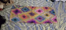Multicolored Abstract Shawl Scarf 
