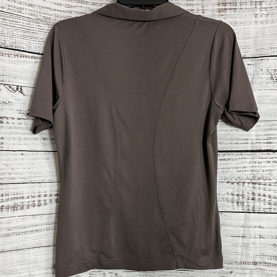 Lija Polo женщин размер средний коричневый нейлона смесь гольф теннис эластичной влаги фитиль - Изображение 3 из 4