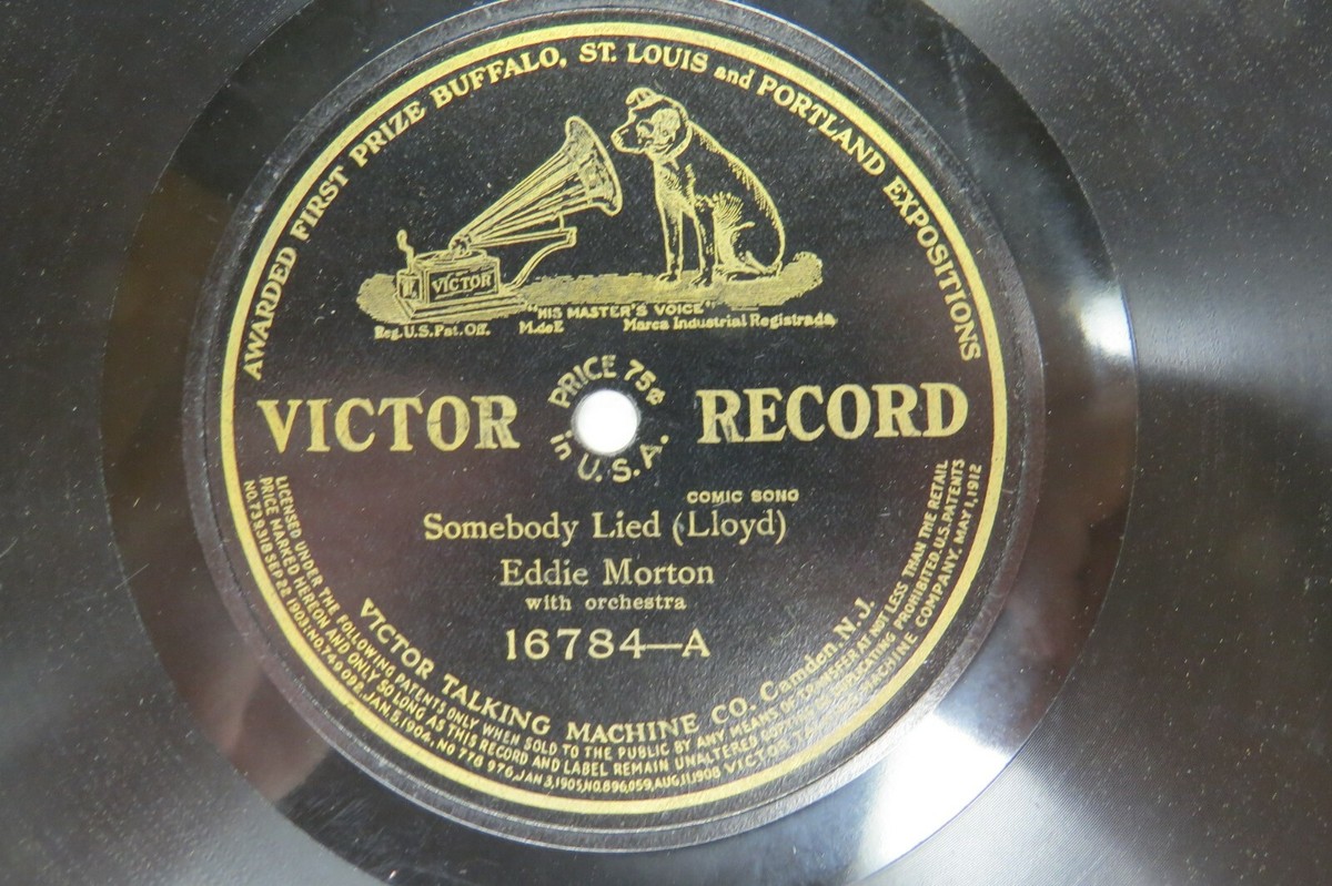 Eddie Morton / Josie Sadler - VICTOR 16784 - Somebody Lied