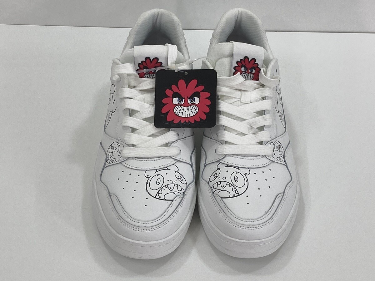 Skechers x Vexx Gasp Street Koopa Volley Men Sz 13 US White