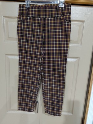 Soho Women's Brown Multicolored Women's Dress Pants Size L