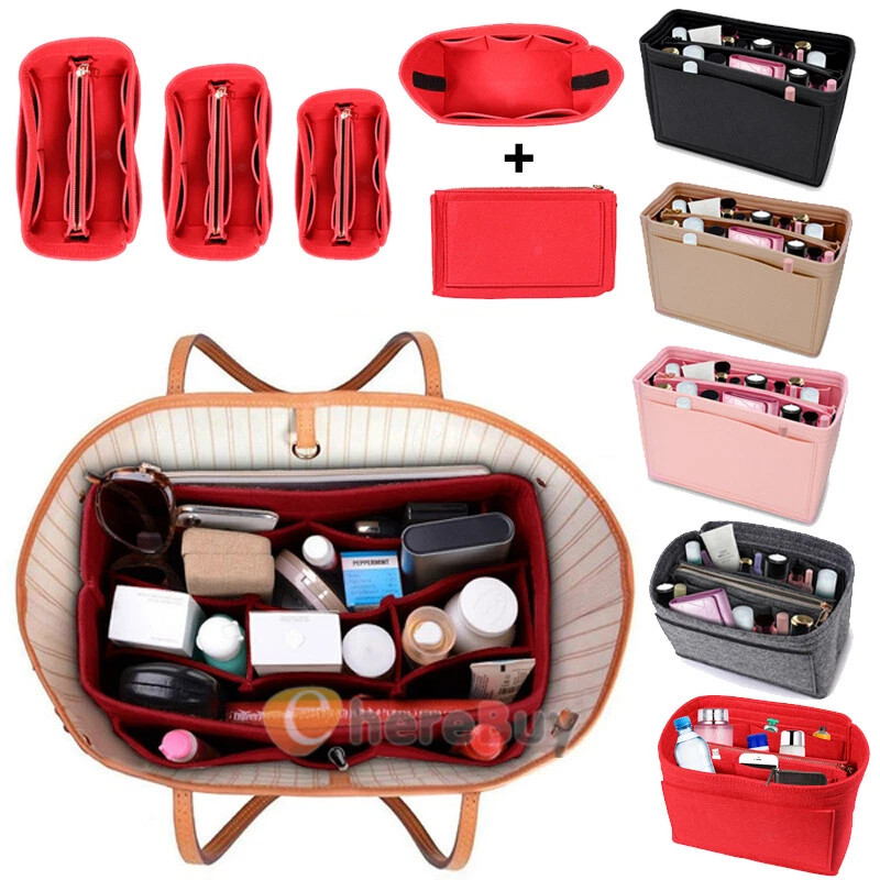 Purse Organizer Insert for Handbags zipper bag detachable Tote Bag Organizer