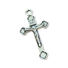 Tibetan Religious Silver Colour Crucifix Cross Pendant Charm CR5 20 pcs