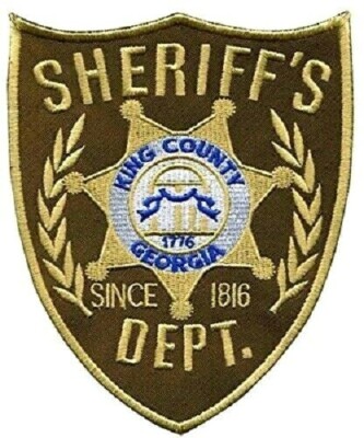 The Walking Dead Sheriff's Dept Aufnäher Uniform Shirt Abzeichen King County Neu