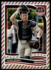 2024 Panini USA Stars & Stripes 40 Josiah Morris Parallel Baseball Card