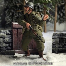 W.Britain 25067 U.S. 101st Airborne Officer Directing Movement Britains 