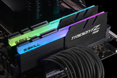 F4-3200C16D-32GTZRX(DDR4 16G×2) G.SKILL F4-3200C16D-32GTZRX TridentZ RGB 32GB 288 Pin DDR4 SDRAM