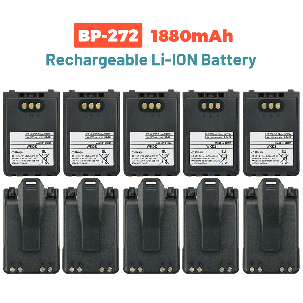 10PC BP-271 BP-272 7.4V 1880mAh Li-ion Battery for ICOM IC-31A IC