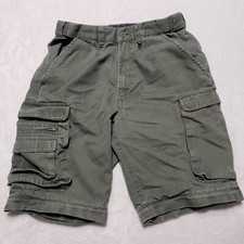 Official Boy Scouts Shorts Adult Classic 30 Green BSA Hiking Outdoor Cotton Blen