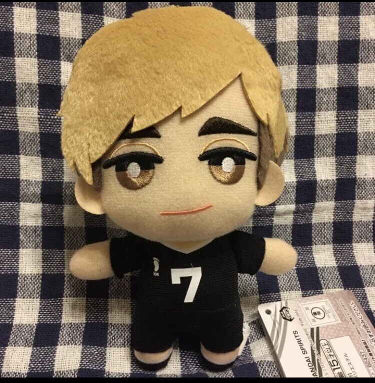 Haikyuu Plush Doll Atsumu Miya Tomonui Mascot Keychain Inarizaki