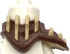 Lego New Reddish Brown Minifigure Armor Breastplate w/ Shoulder Pad Spikes Bars