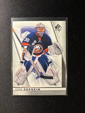 2022-23 UD SP Authentic Hobby Ilya Sorokin #71 NM Hockey Card