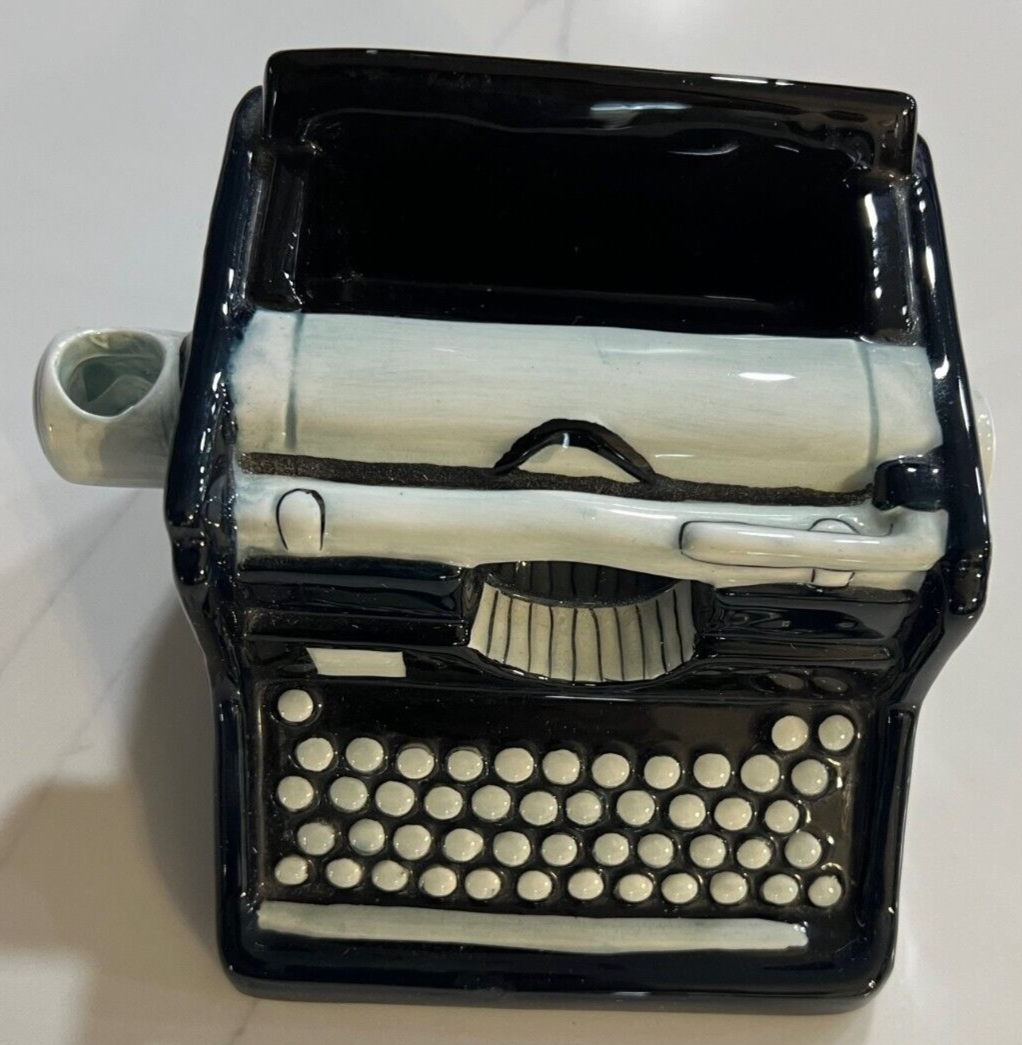 CERAMIC TYPEWRITER PENCIL OR PEN HOLDER PAPERCLIPS POST IT NOTES FOR DESK OFFICE eBay