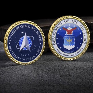 United States Space Force Challenge Coin – Sammler- Und Gedenkmünze, US Command Design, Veteranengeschenk Für Männer