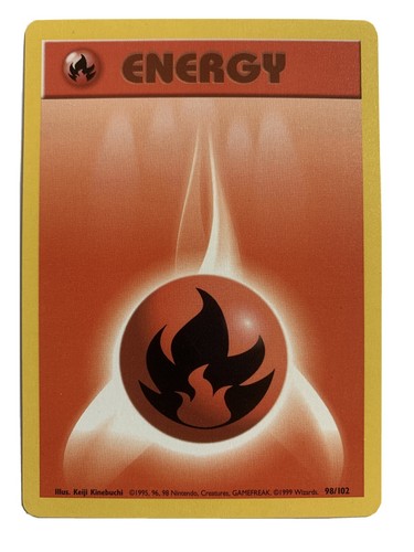 Pokmon TCG Fire Energy Base Set 98/102 | eBay