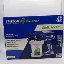 Graco truecoat 360 dual speed 26d281 fastest handheld paint  stain sprayer