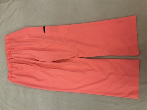 "Pantalón Scrubstar Scrub XL para mujer naranja activo elástico rendimiento con dobladillo a 27""" - Imagen 4 de 4