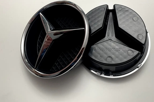 Mercedes-Benz Silver Grille Star Emblem W176 W205 W207 W212 OEM PN-A0008880060 - Picture 11 of 15