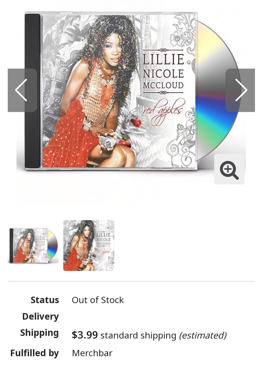 LILLIE NICOLE MCCLOUD - RED APPLES - OUT OF PRINT! | eBay