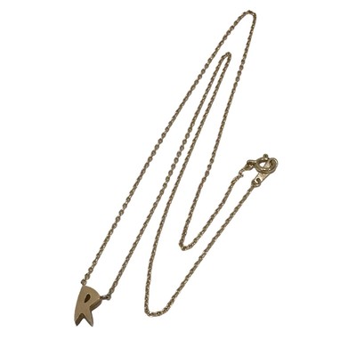 I Mok House Industries Alphabet Necklace Initial Gold 270524 I